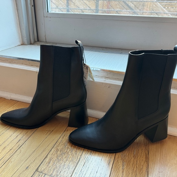 Zara Black Ankle Boots - Picture 2 of 7